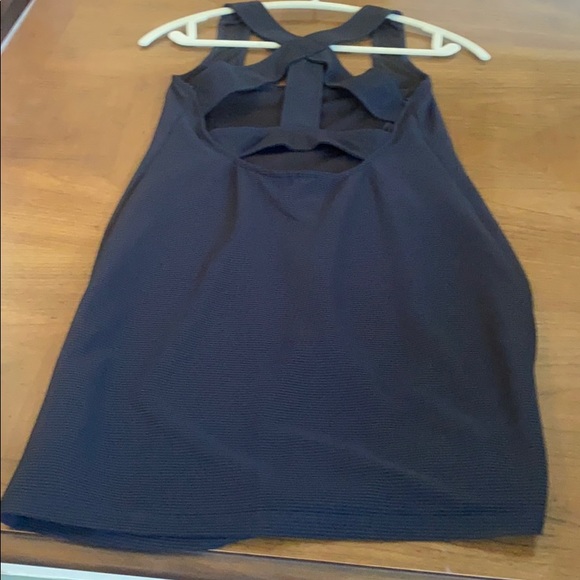 Make offer BCBG casual black ribbed dress - Picture 4 of 5